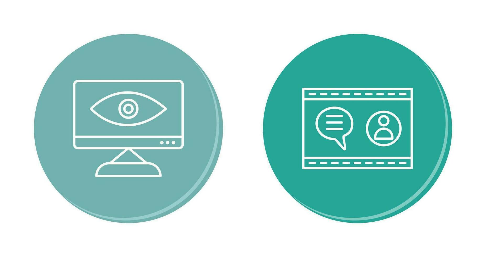 Web Visibility and Web Support  Icon vector