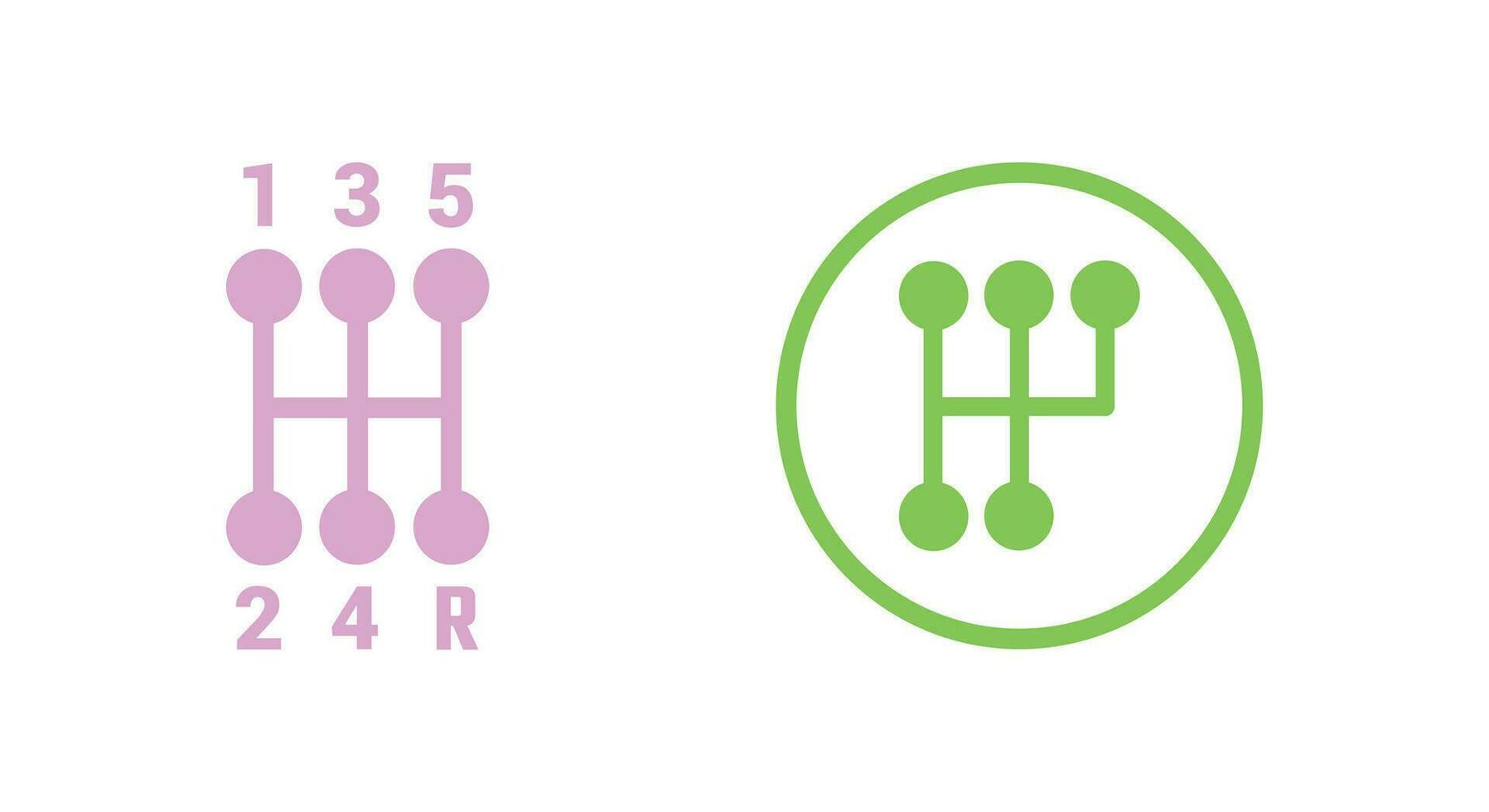Gearbox Icon. Gearbox Flat Icon Symbol Vector Illustration