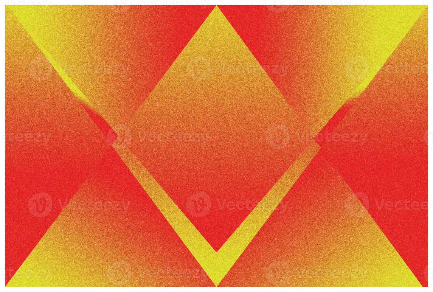 Orange yellow abstract geometric background. Gradient color gradation. Noise grain dusty effect. Modern trendy futuristic background photo
