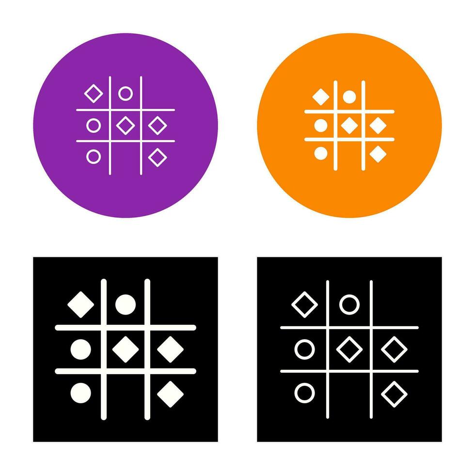 Tic Tac Toe Vector Icon