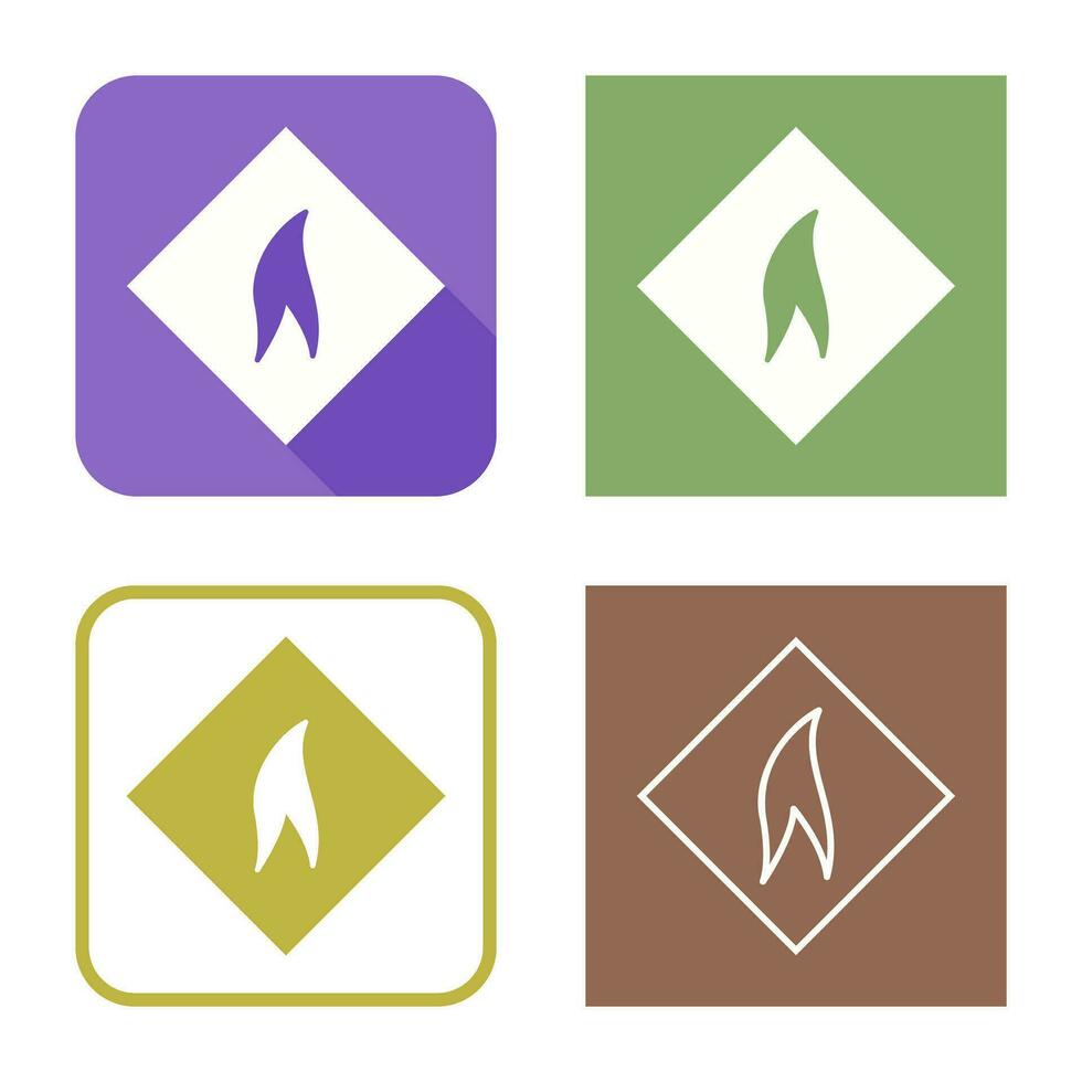 Flammable Material Vector Icon