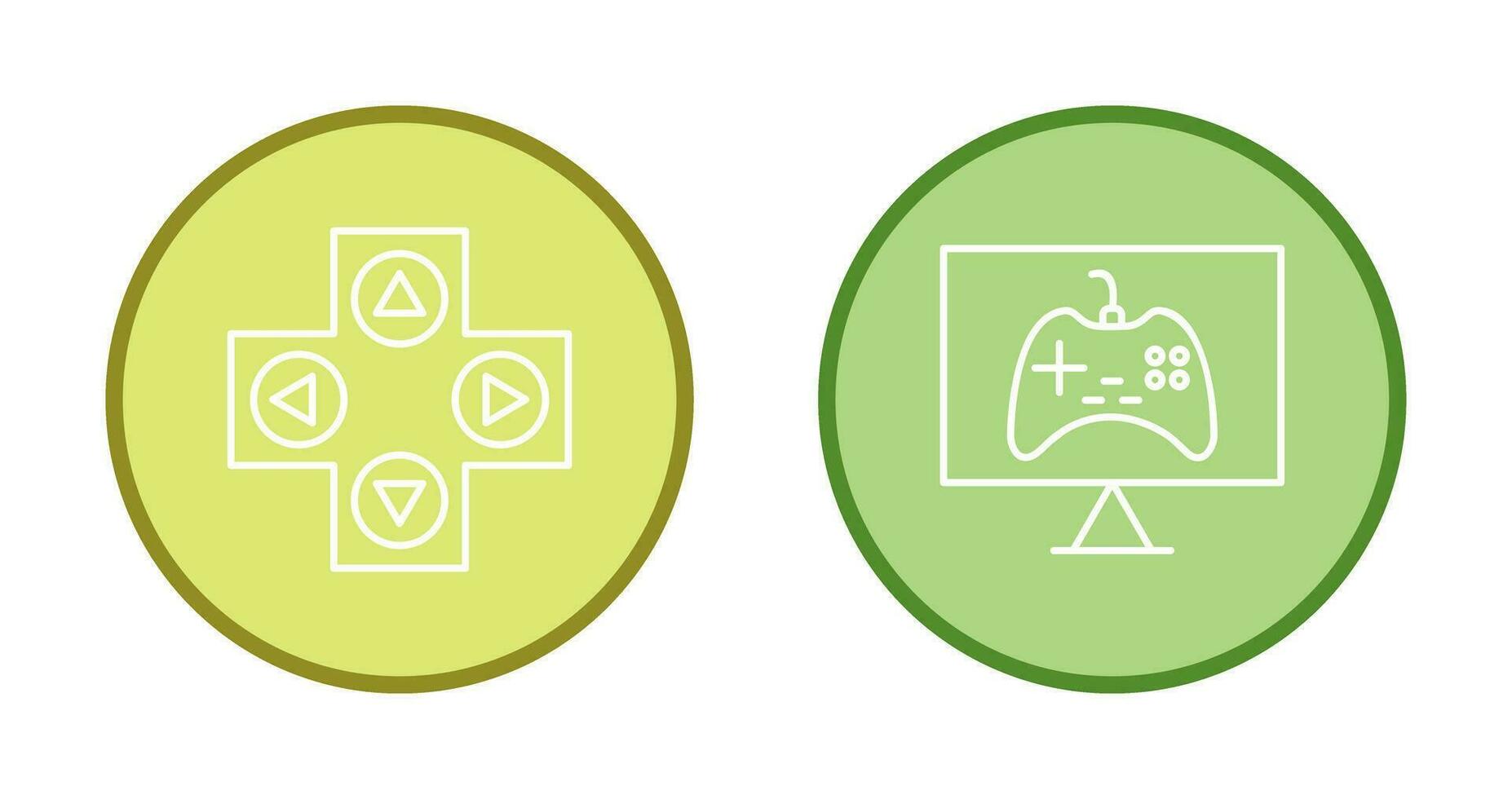 Gaming Control and Online Games Icon vector