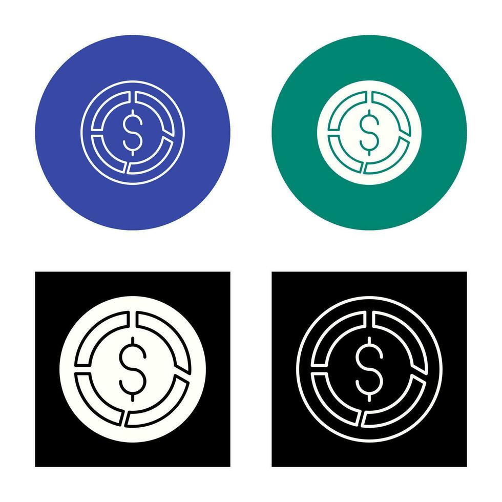 Pie Chart Vector Icon