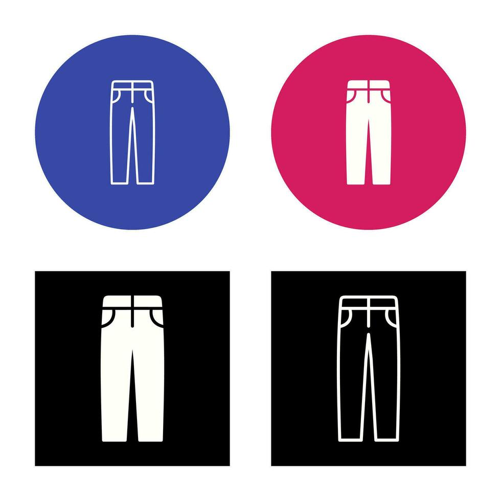 Men's Pants Vector Icon