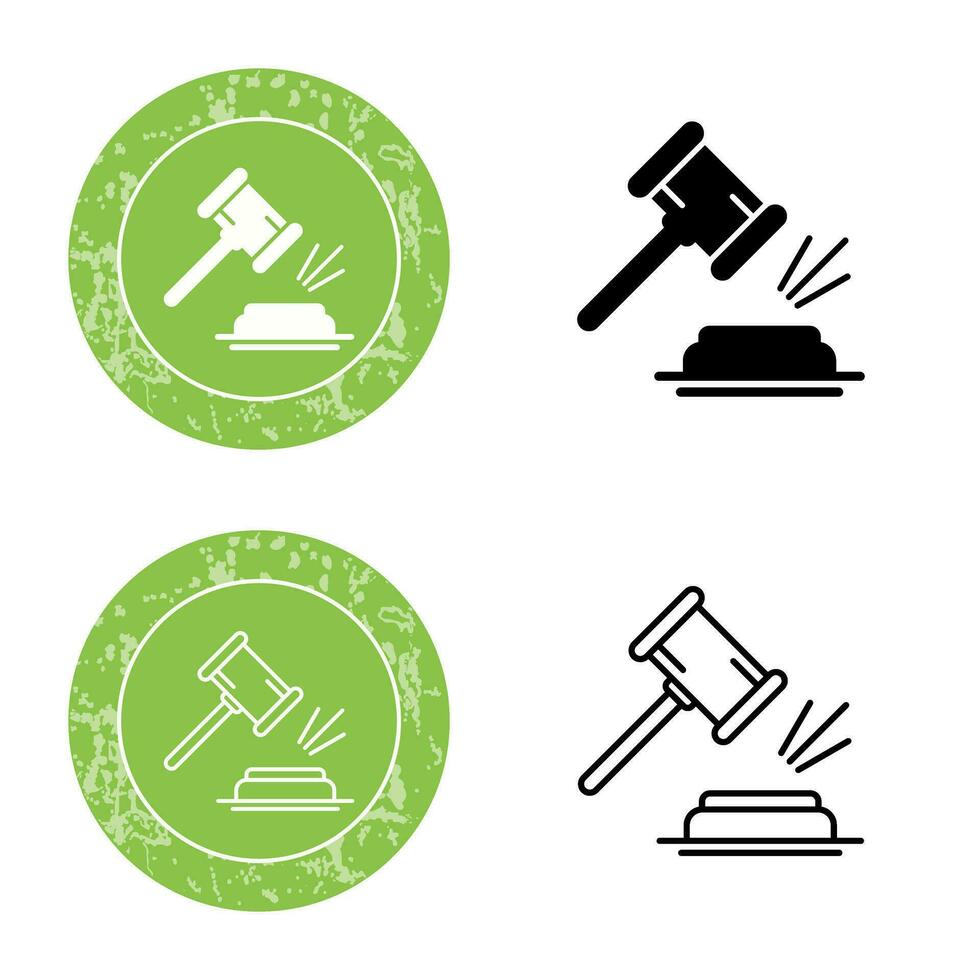 Gavel Vector Icon