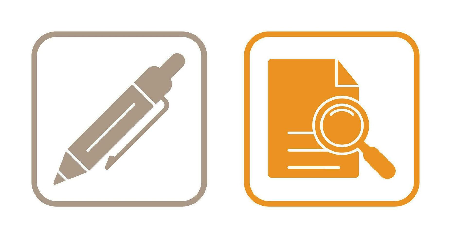 Pen and search Icon vector