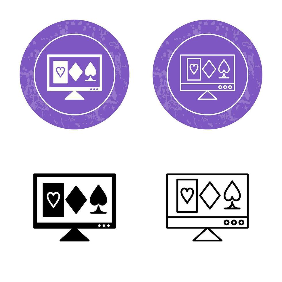 Online Gambling Vector Icon