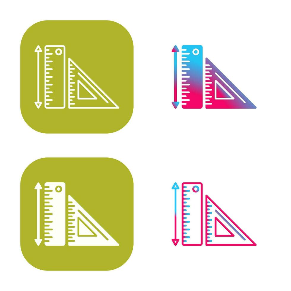 Rulers Vector Icon