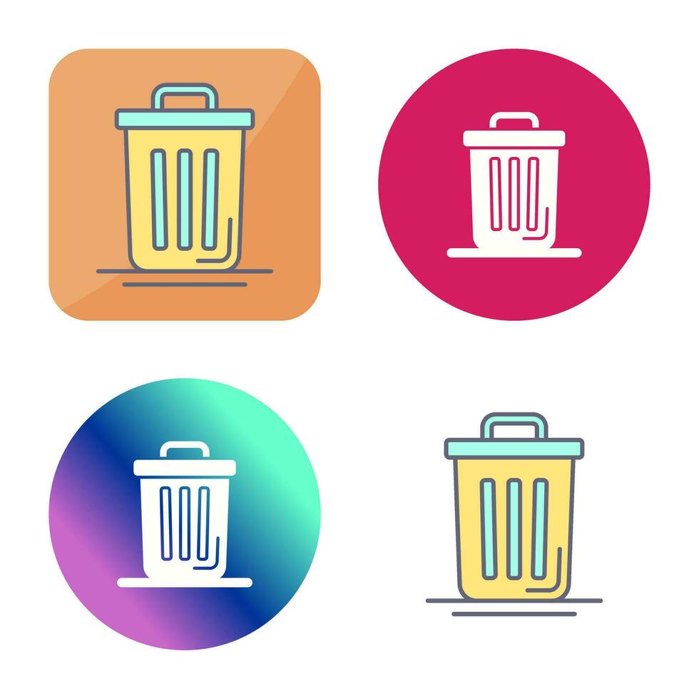 Trash Can Vector Icon