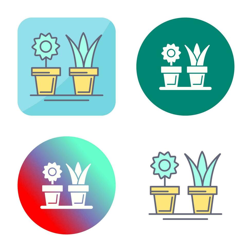 icono de vector de plantas de casa