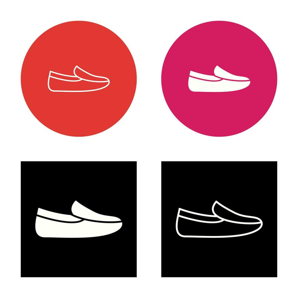 Men's Loafers Vector Icon