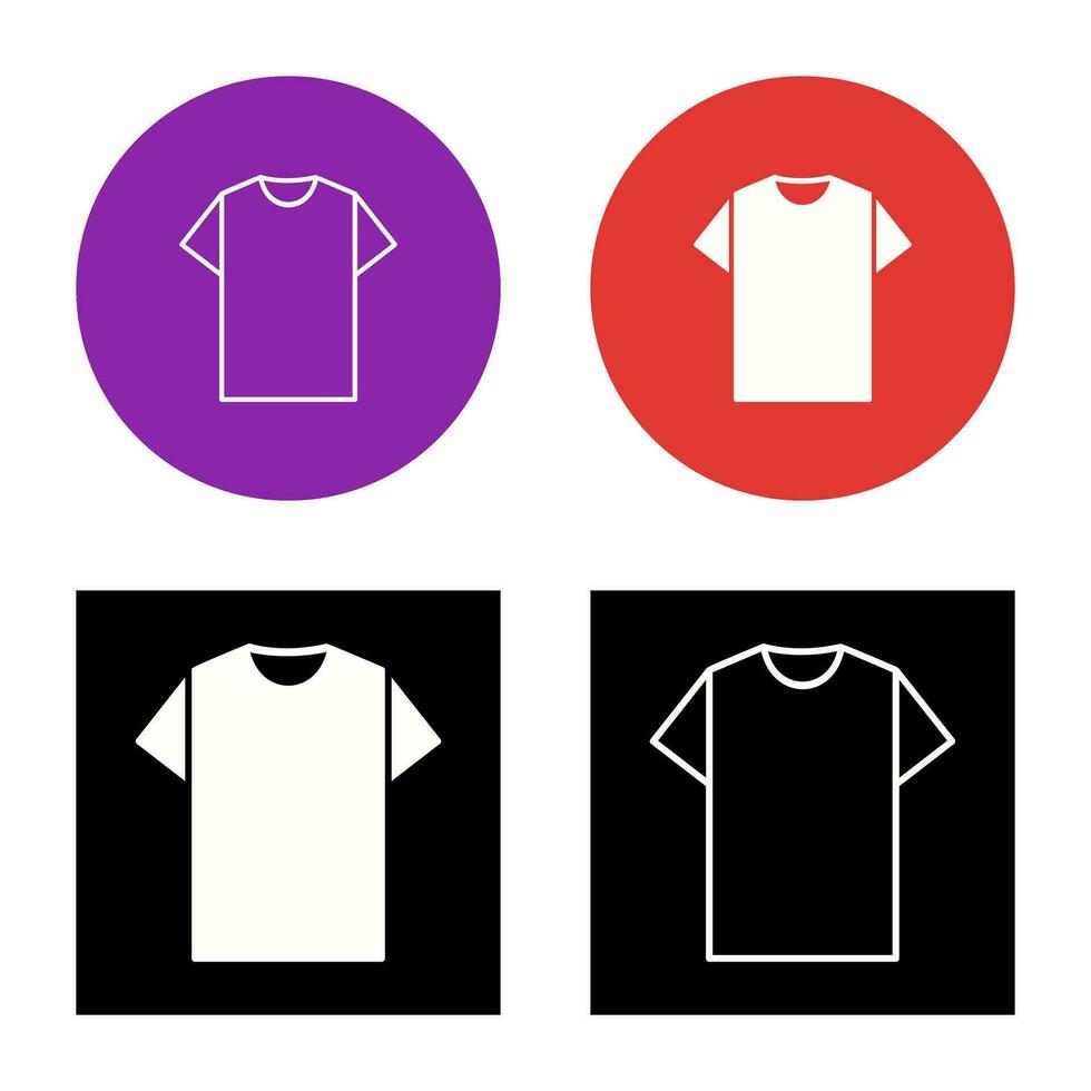 Plain T Shirt Vector Icon