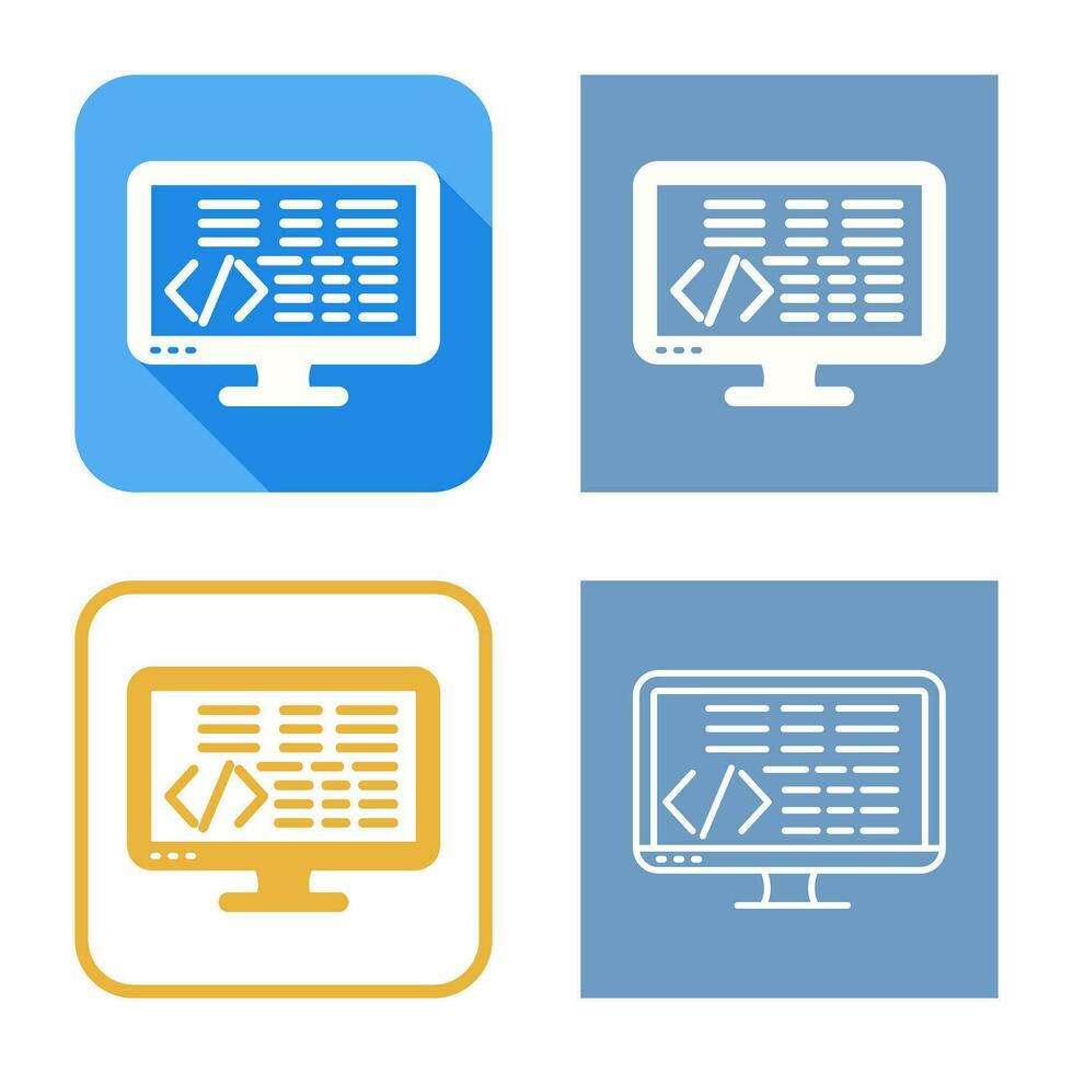 Coding Vector Icon