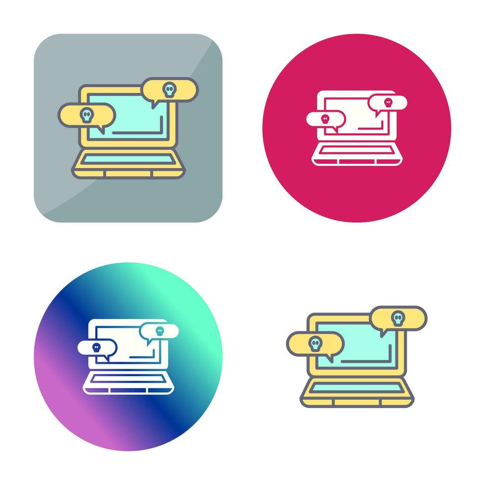 Infected Message Vector Icon