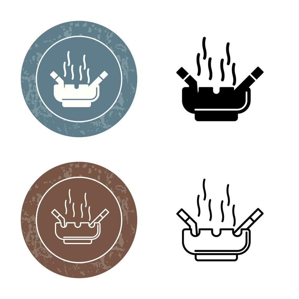Ashtray Vector Icon