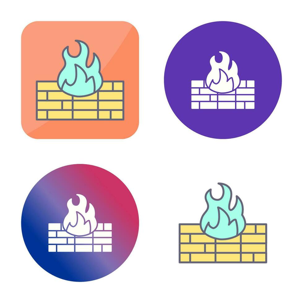 Firewall Vector Icon