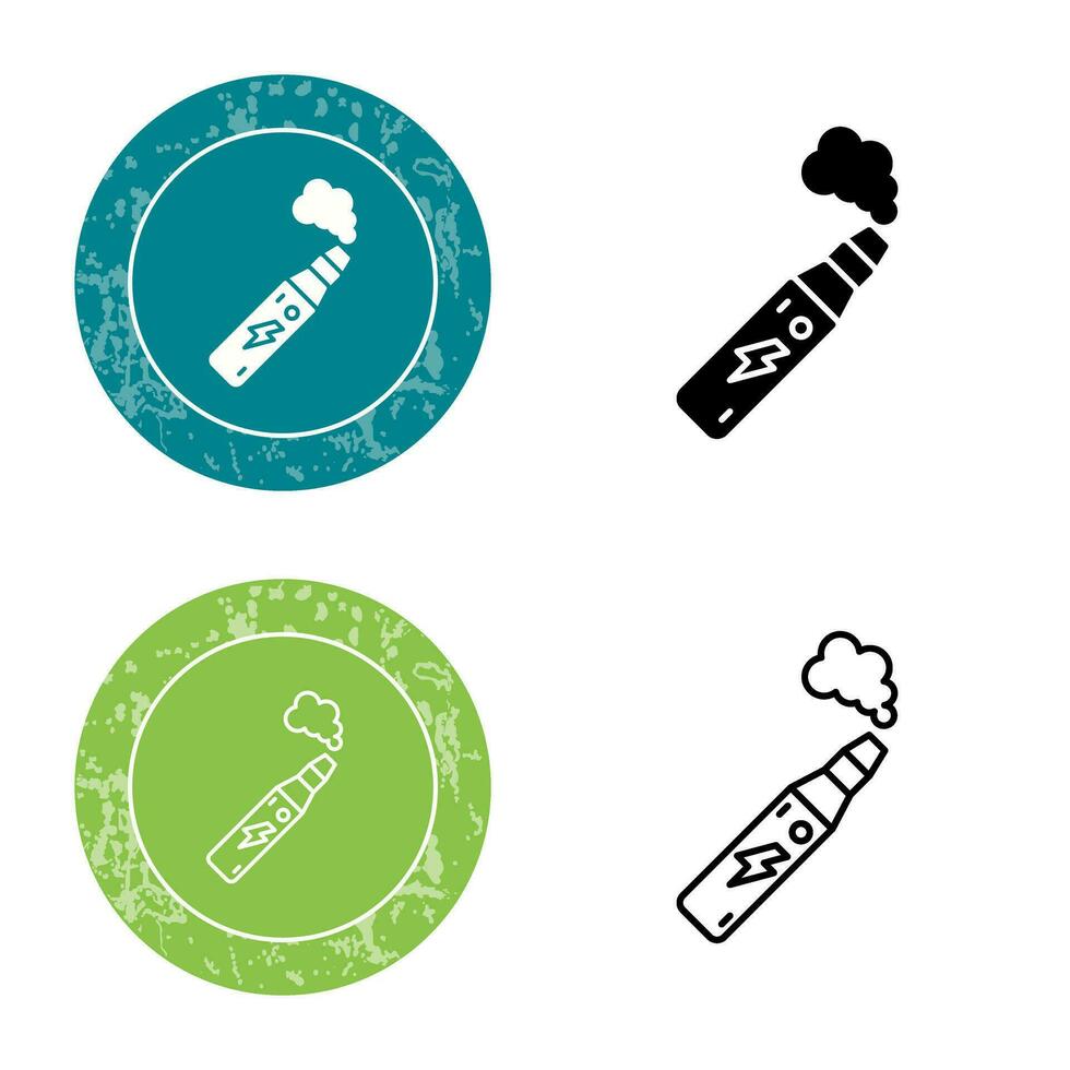 Electronic Cigarette Vector Icon