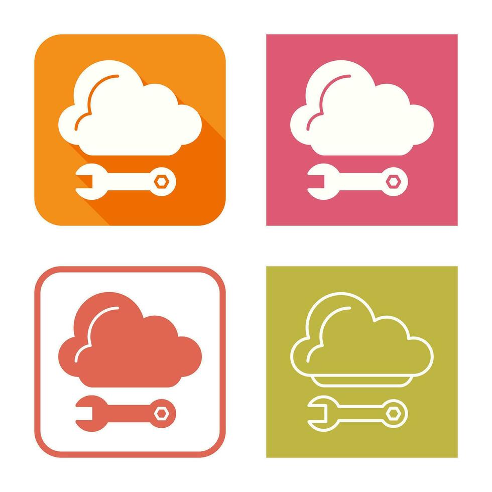 Cloud Computing Vector Icon