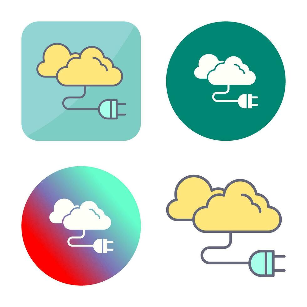 icono de vector de cable