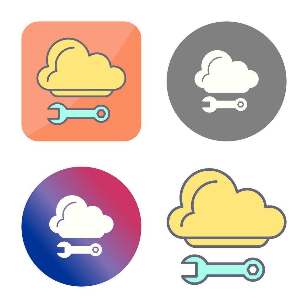 Cloud Computing Vector Icon