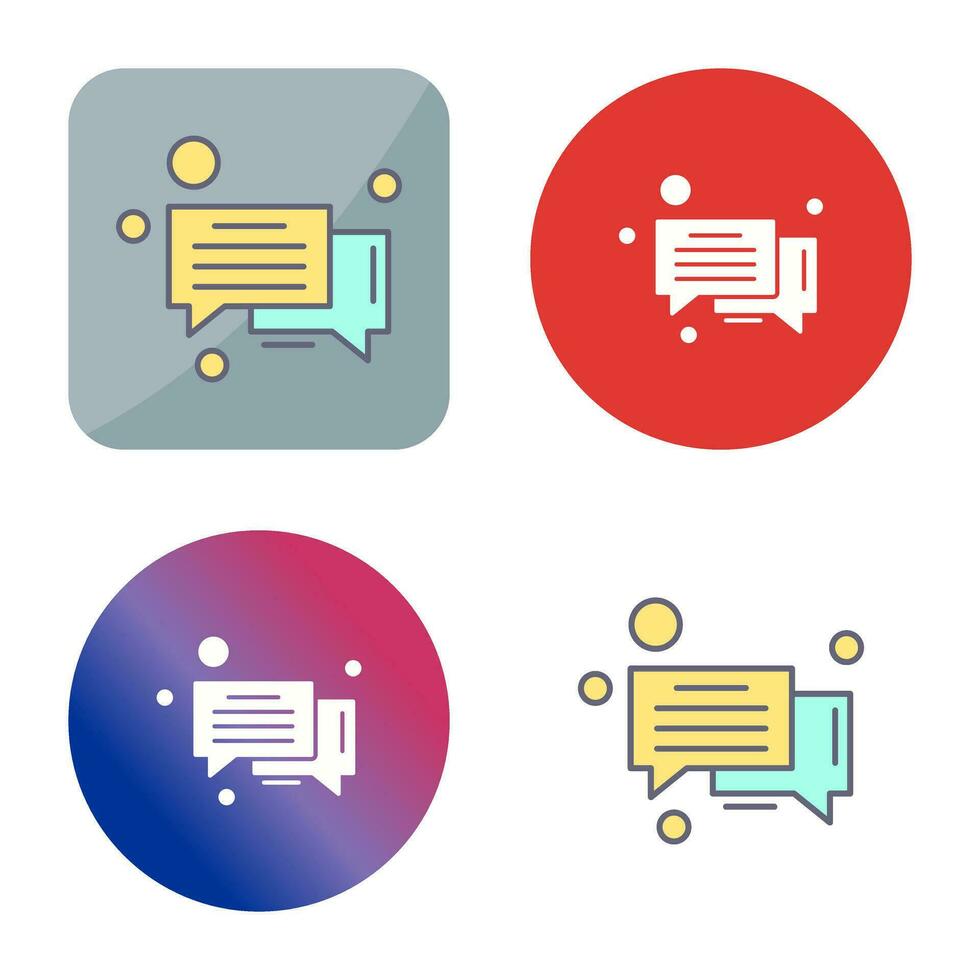 Message Bubble Vector Icon