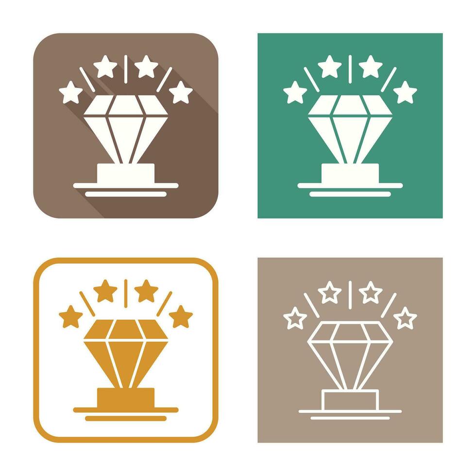 icono de vector de diamante