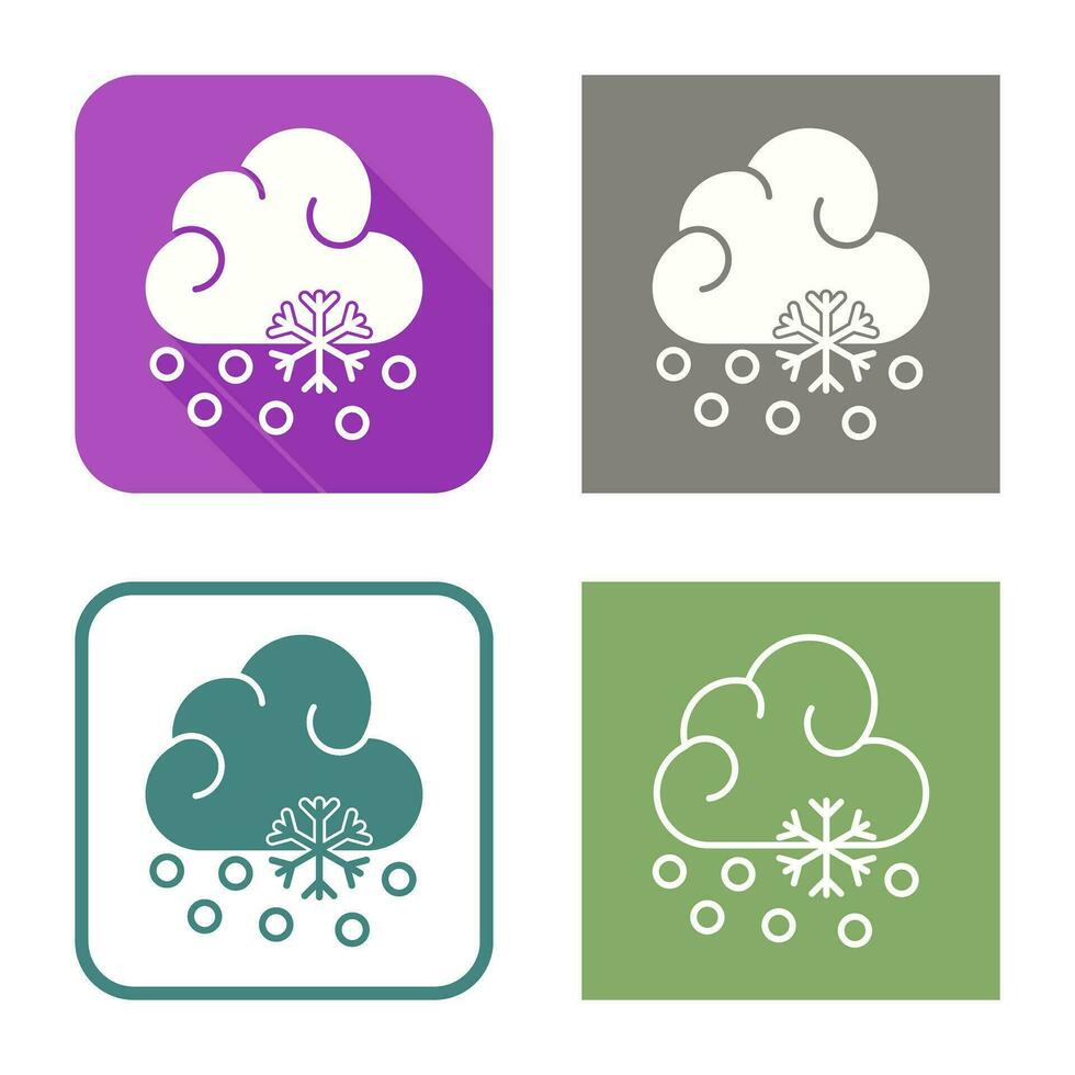 Snow Fall Vector Icon
