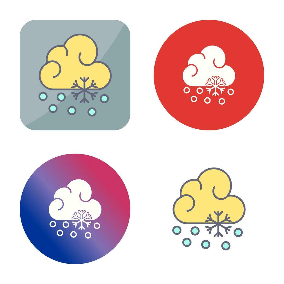 Snow Fall Vector Icon