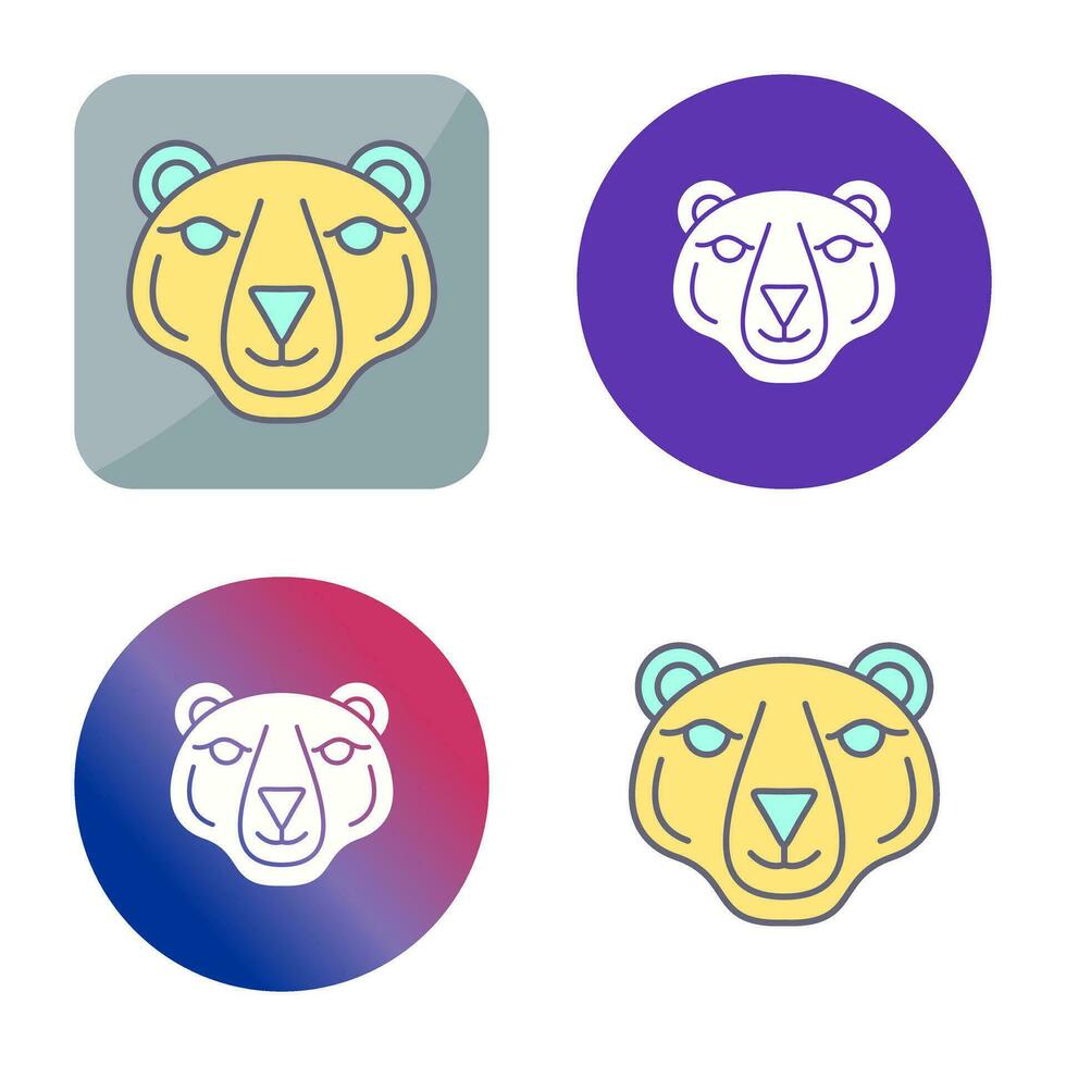 Polar Bear Vector Icon