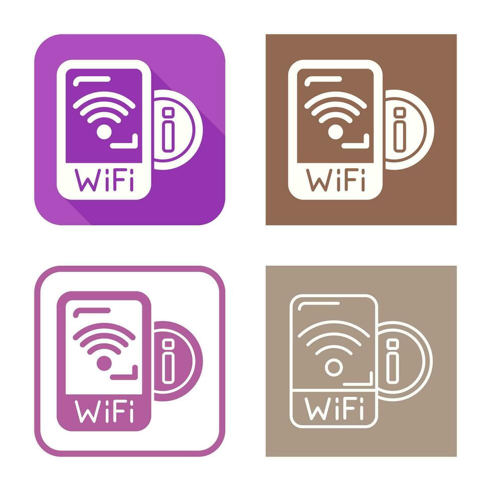 icono de vector de señal wifi