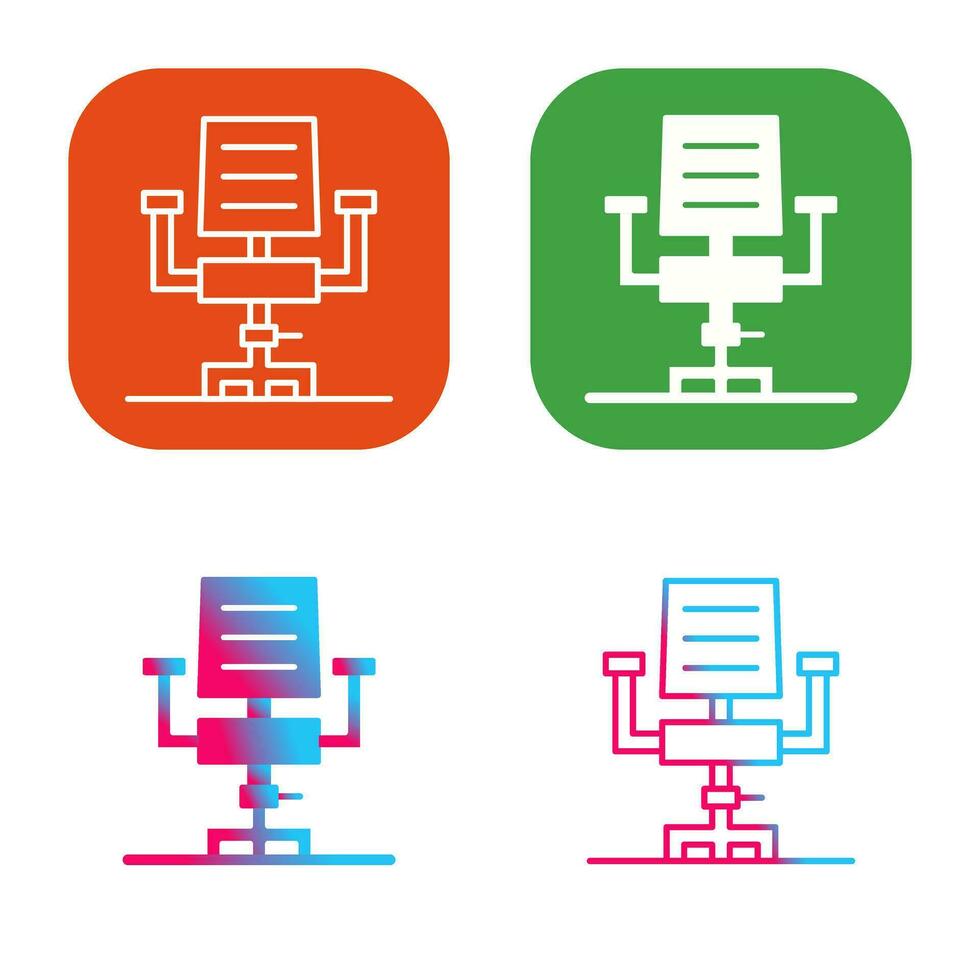 Desk Chair Vector Icon