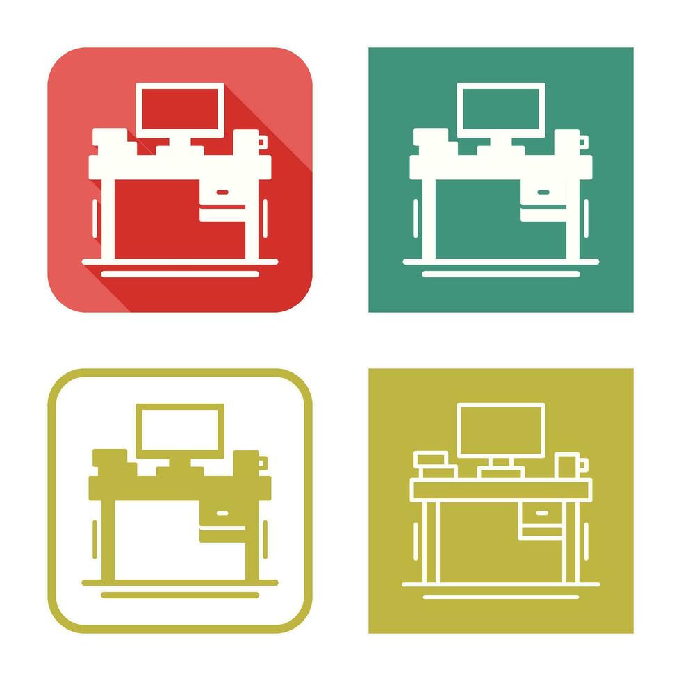 Desk Vector Icon