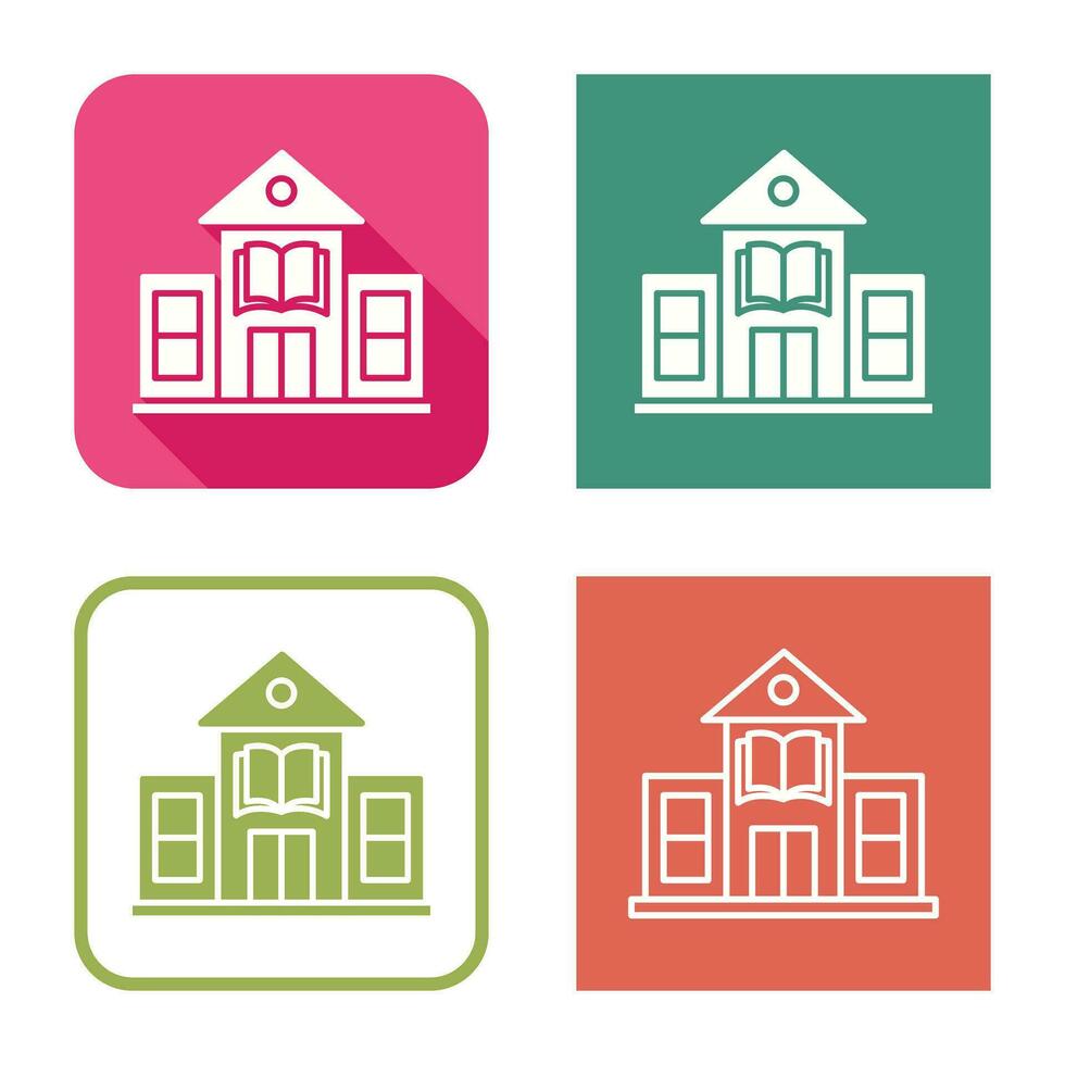 Library Building Vector Icon