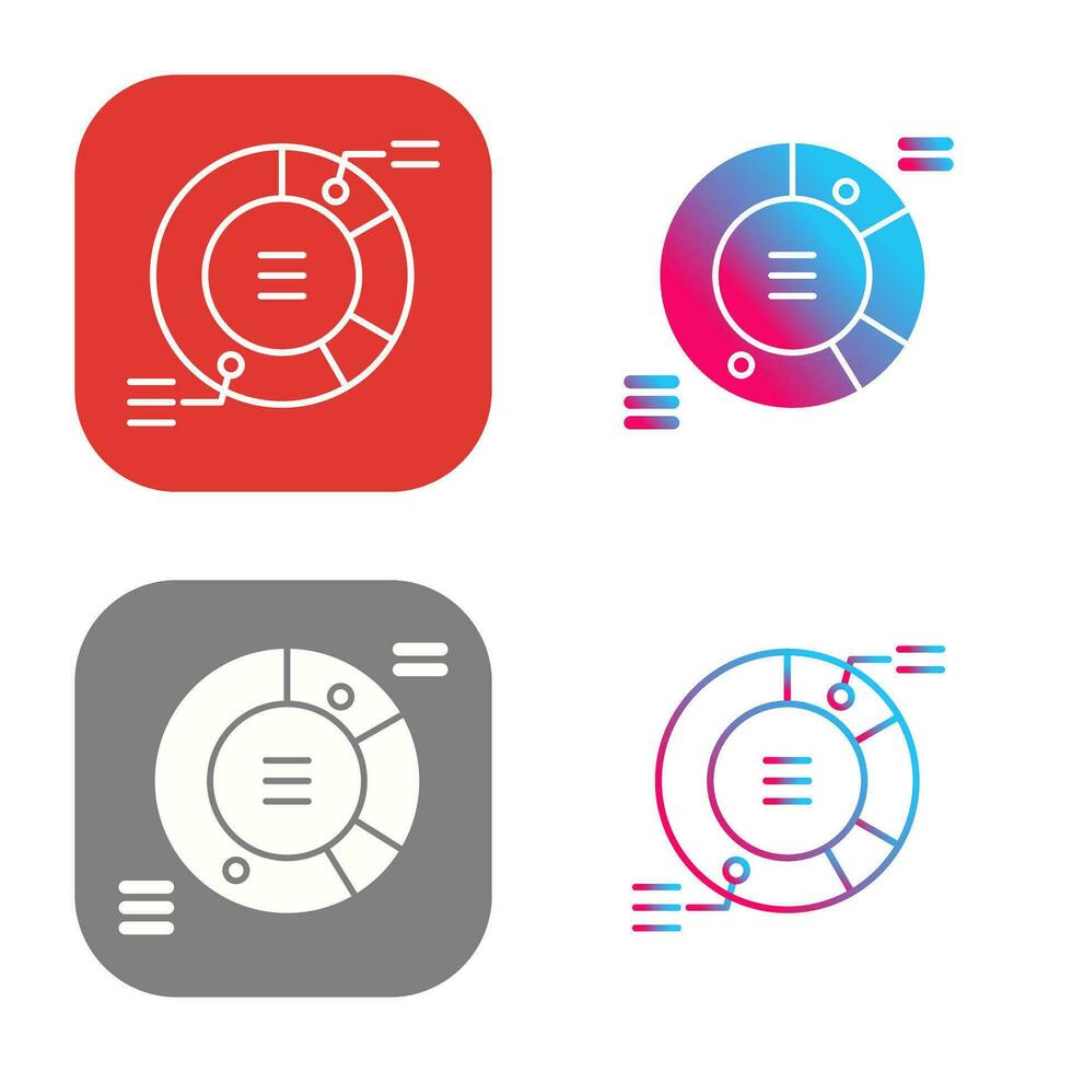 Pie Chart Vector Icon