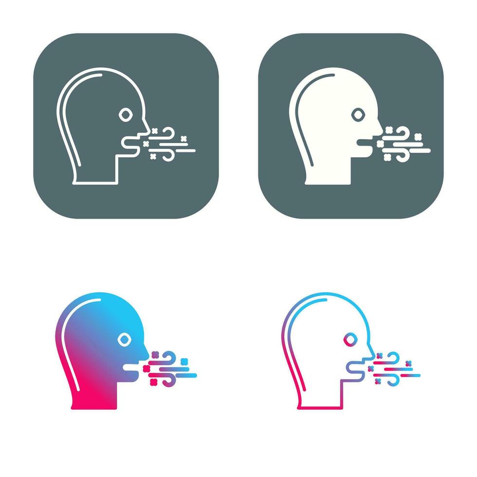 Bad Breath Vector Icon