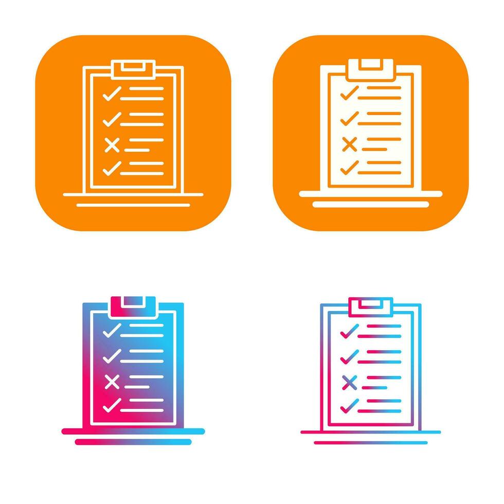 Delivery List Vector Icon