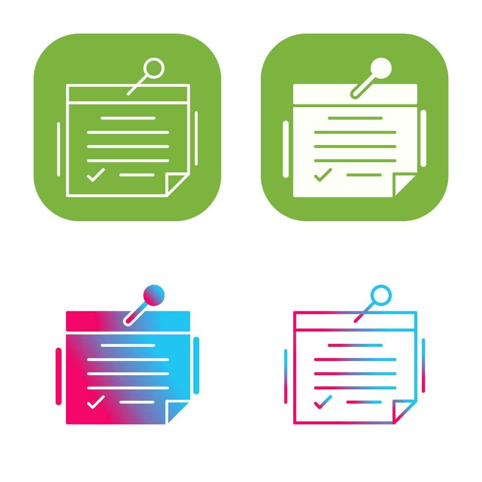 Note Vector Icon 33146591 Vector Art at Vecteezy