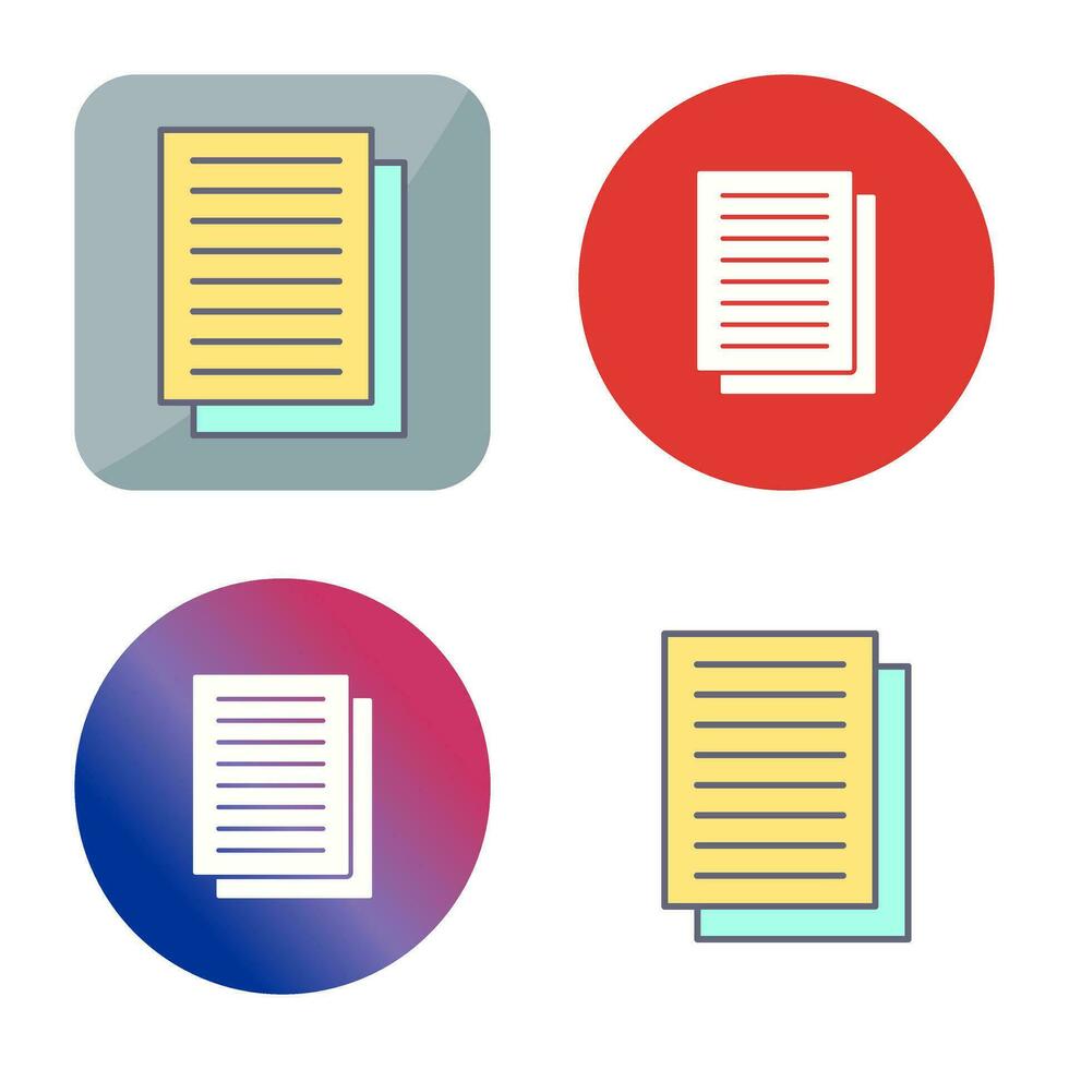 Document Vector Icon