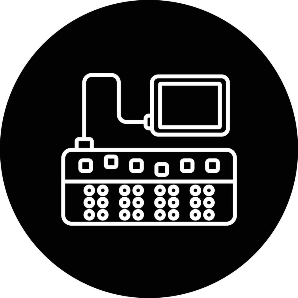 Braille Keyboard Vector Icon