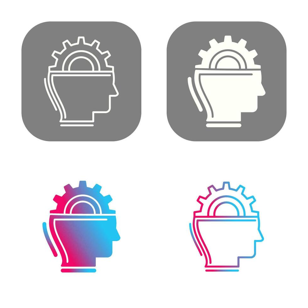Machine Learning Vector Icon