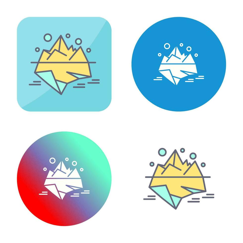 Iceberg Vector Icon