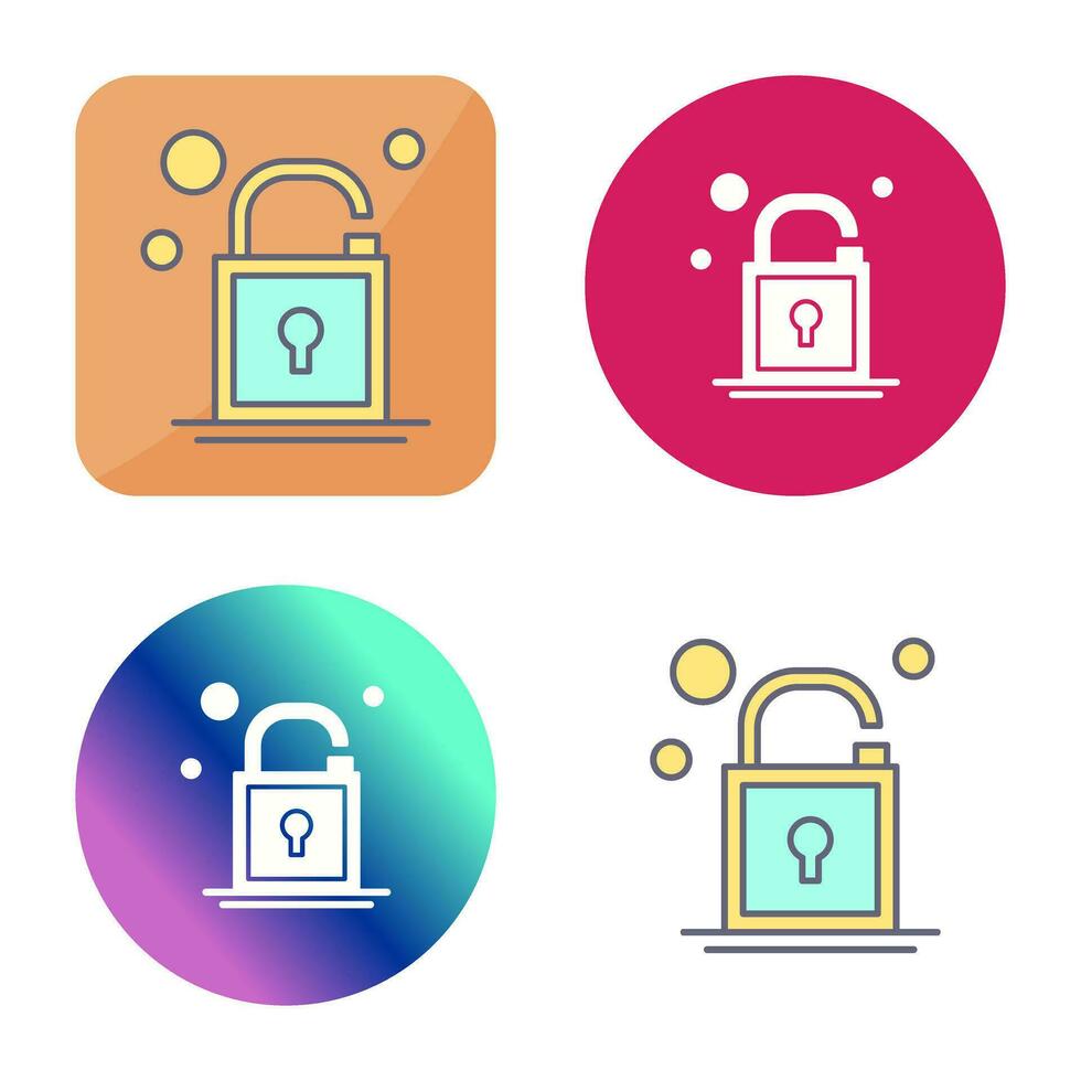 Open Lock Vector Icon