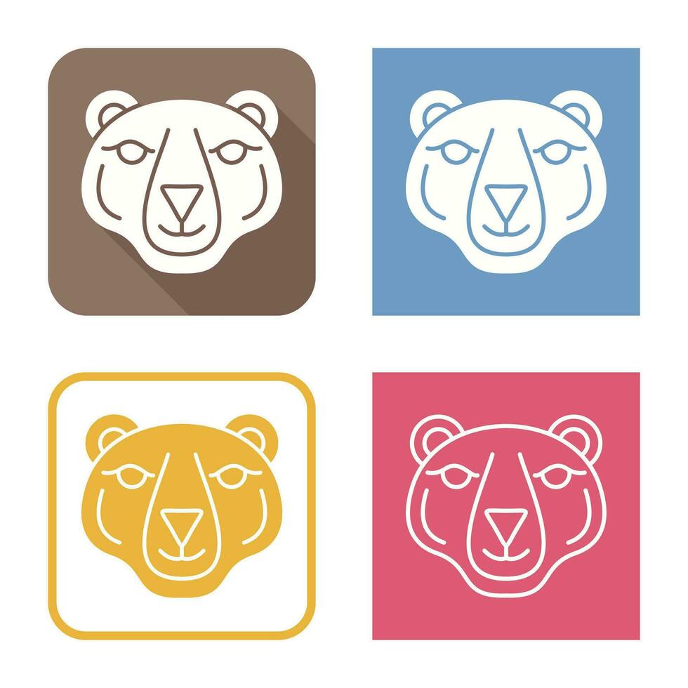 Polar Bear Vector Icon