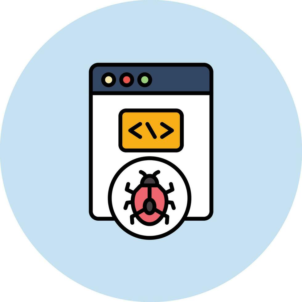 Security Threat Vector Icon