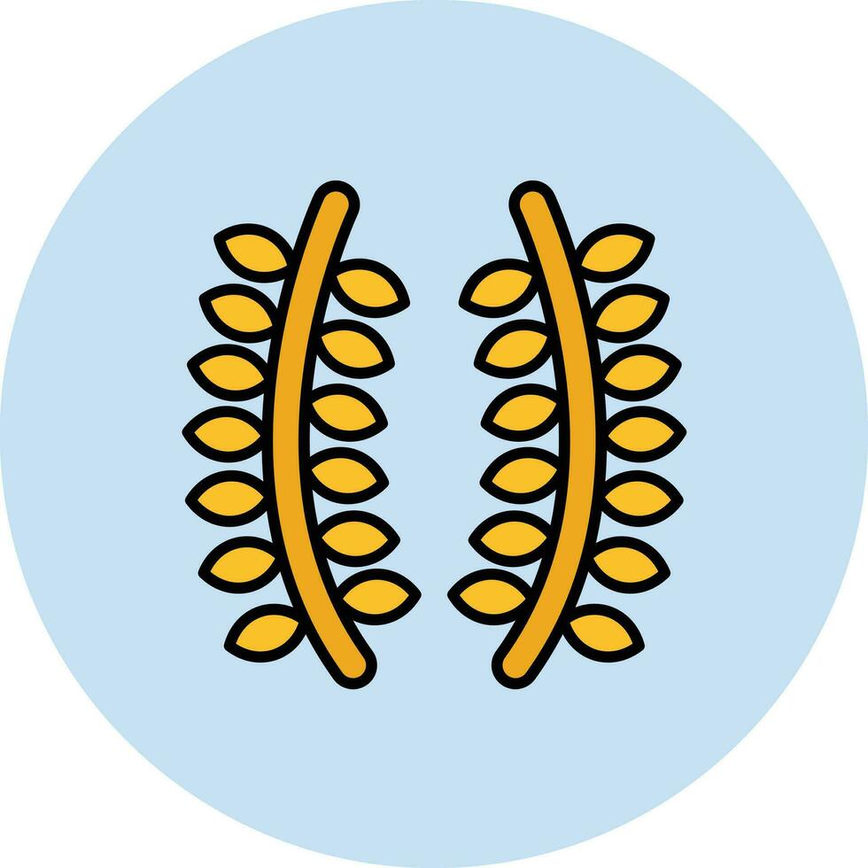 gavilla de arroz vector icono