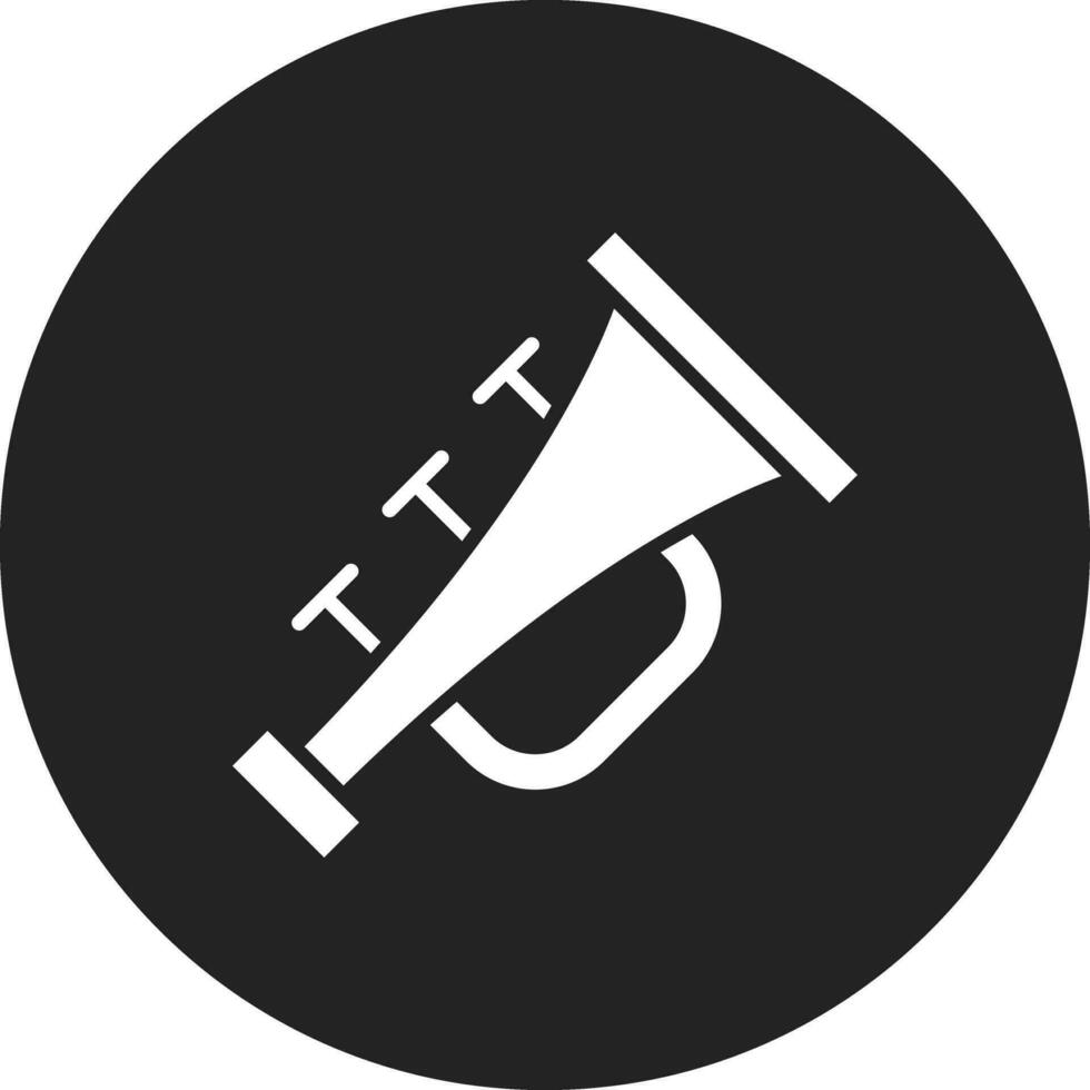 icono de vector de trompeta