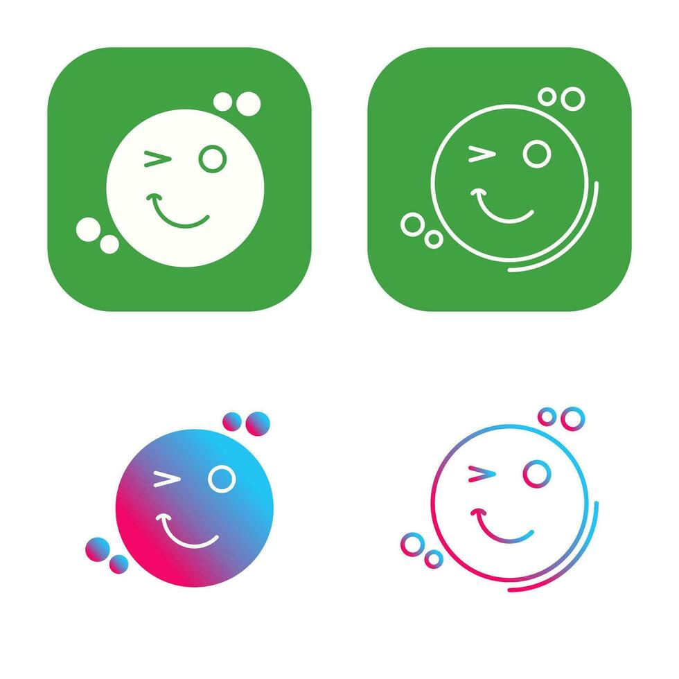 Wink Vector Icon