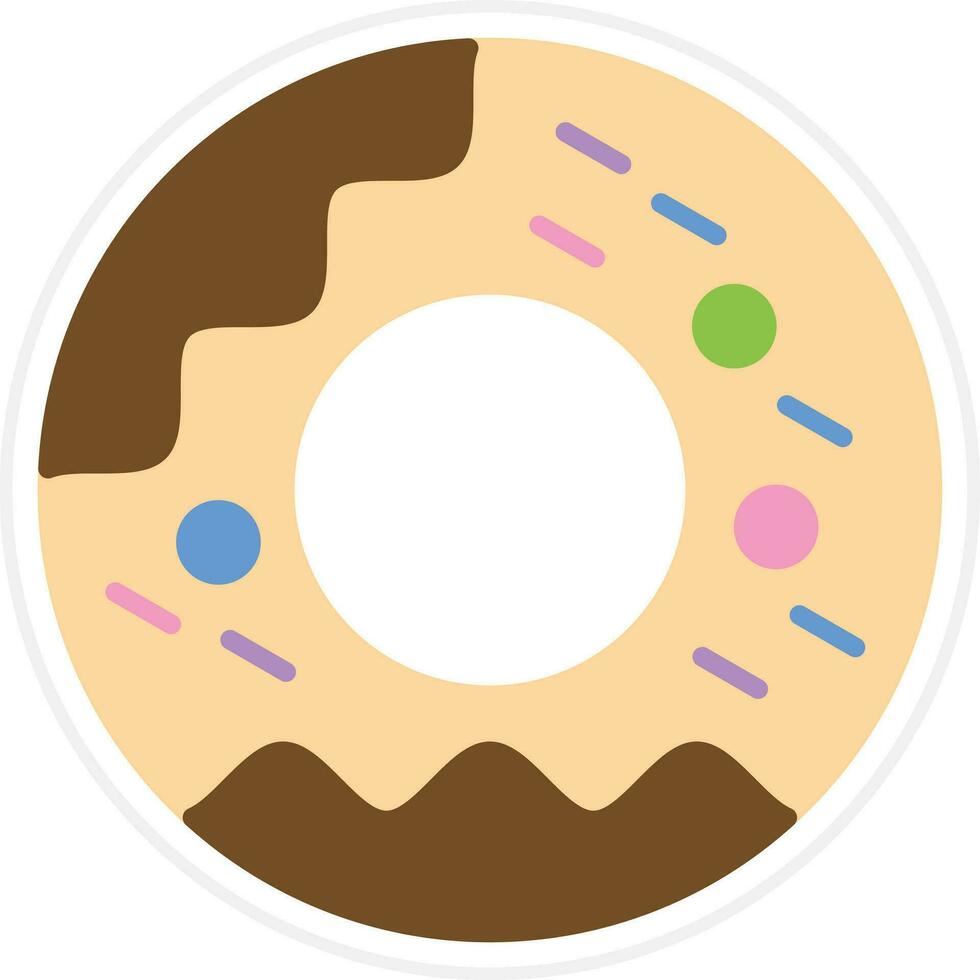 icono de vector de donut