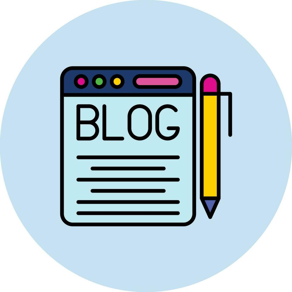 Blog Vector Icon