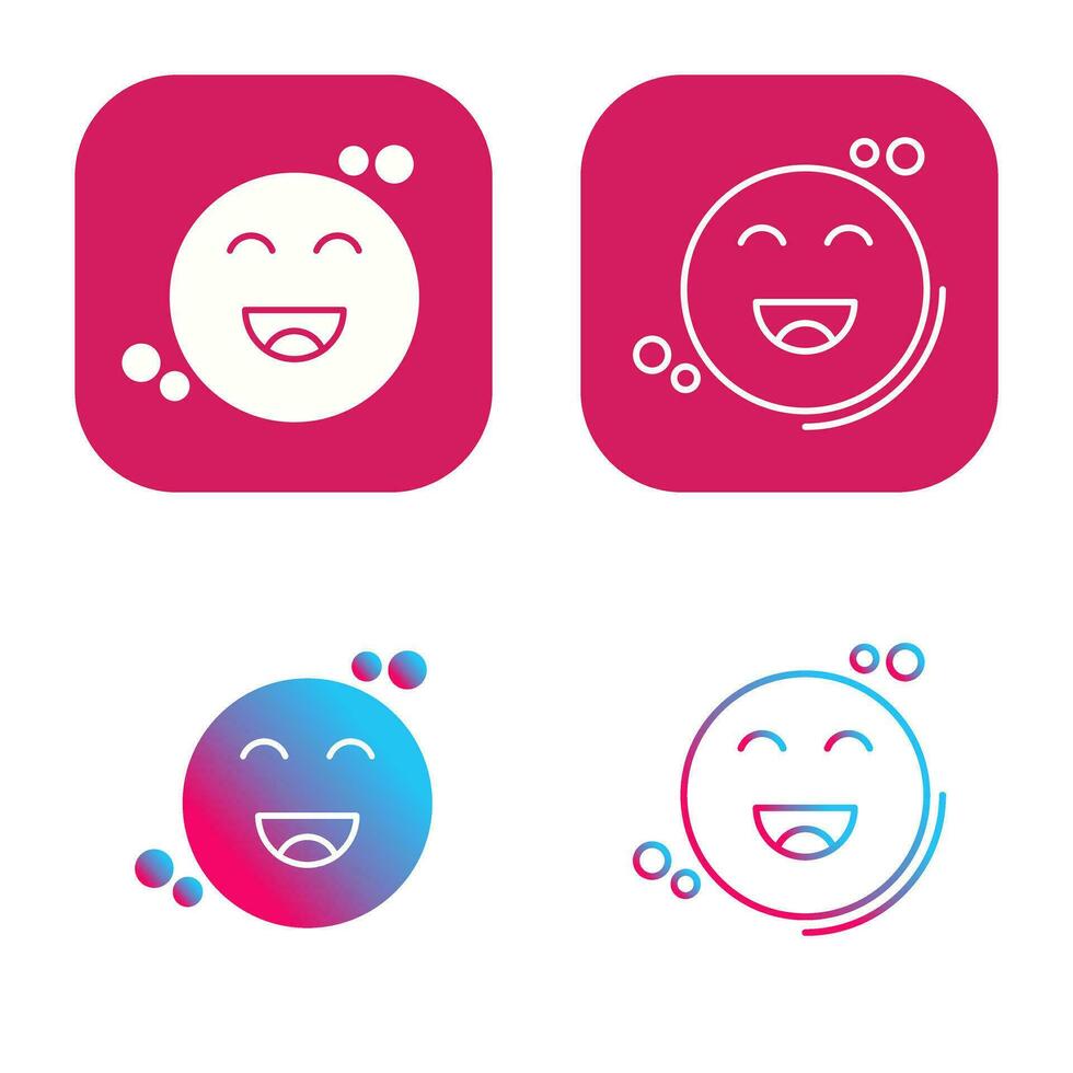 Happiness Vector Icon